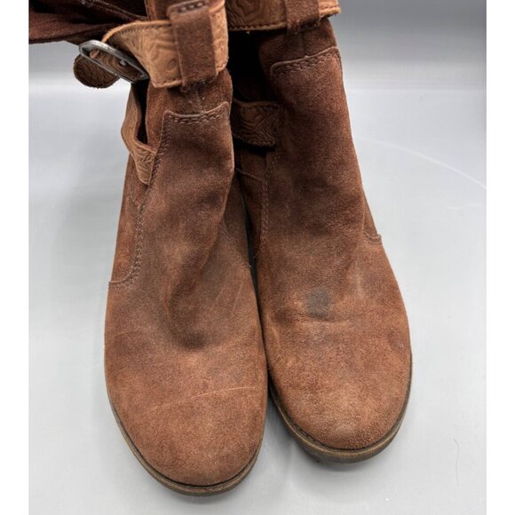 EMU Womens Boots 9 Ainslie Brown Suede Mid-Calf‎ Boots Casual Fall Western - Picture 7 of 8